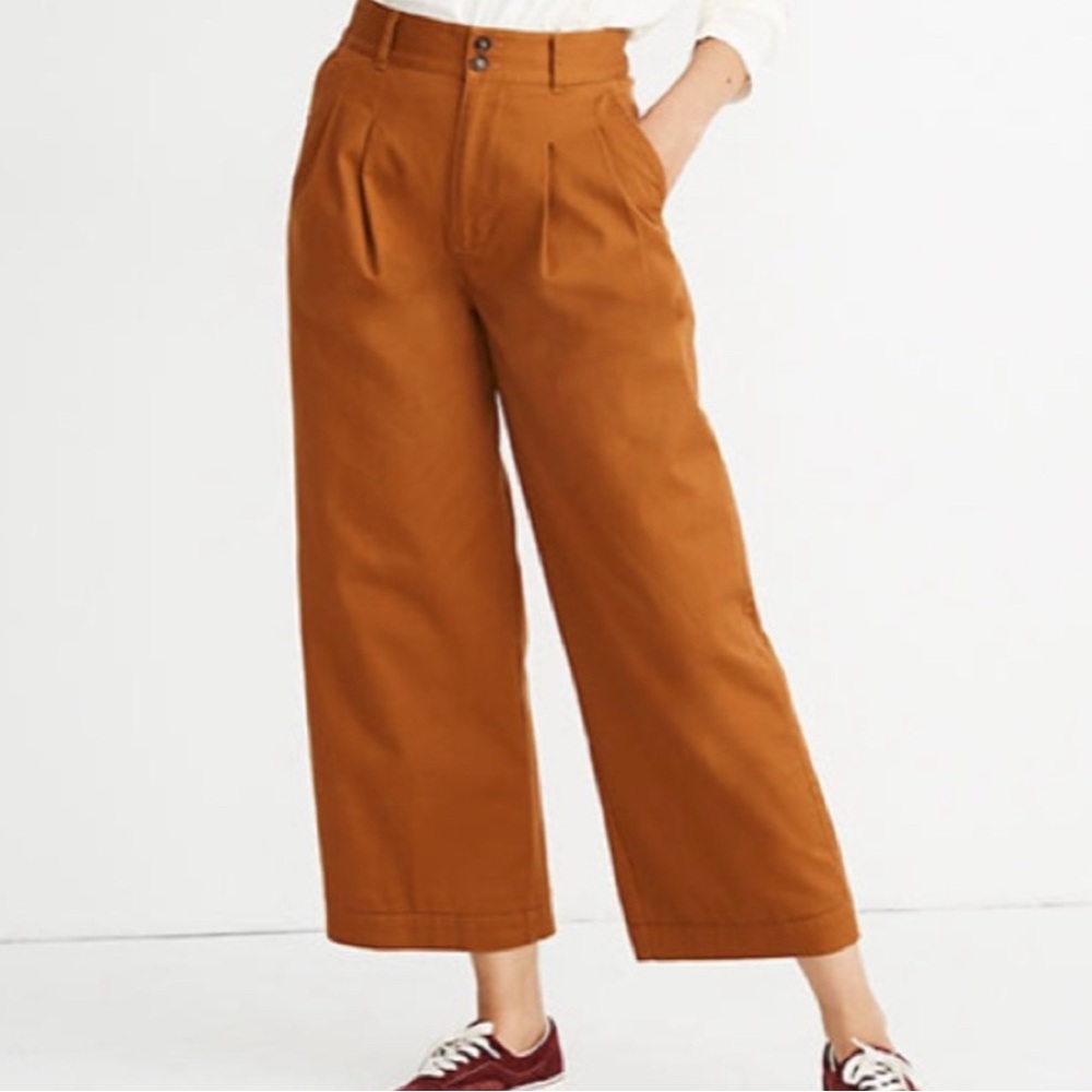 Madewell Pleated Wide-Leg Pants